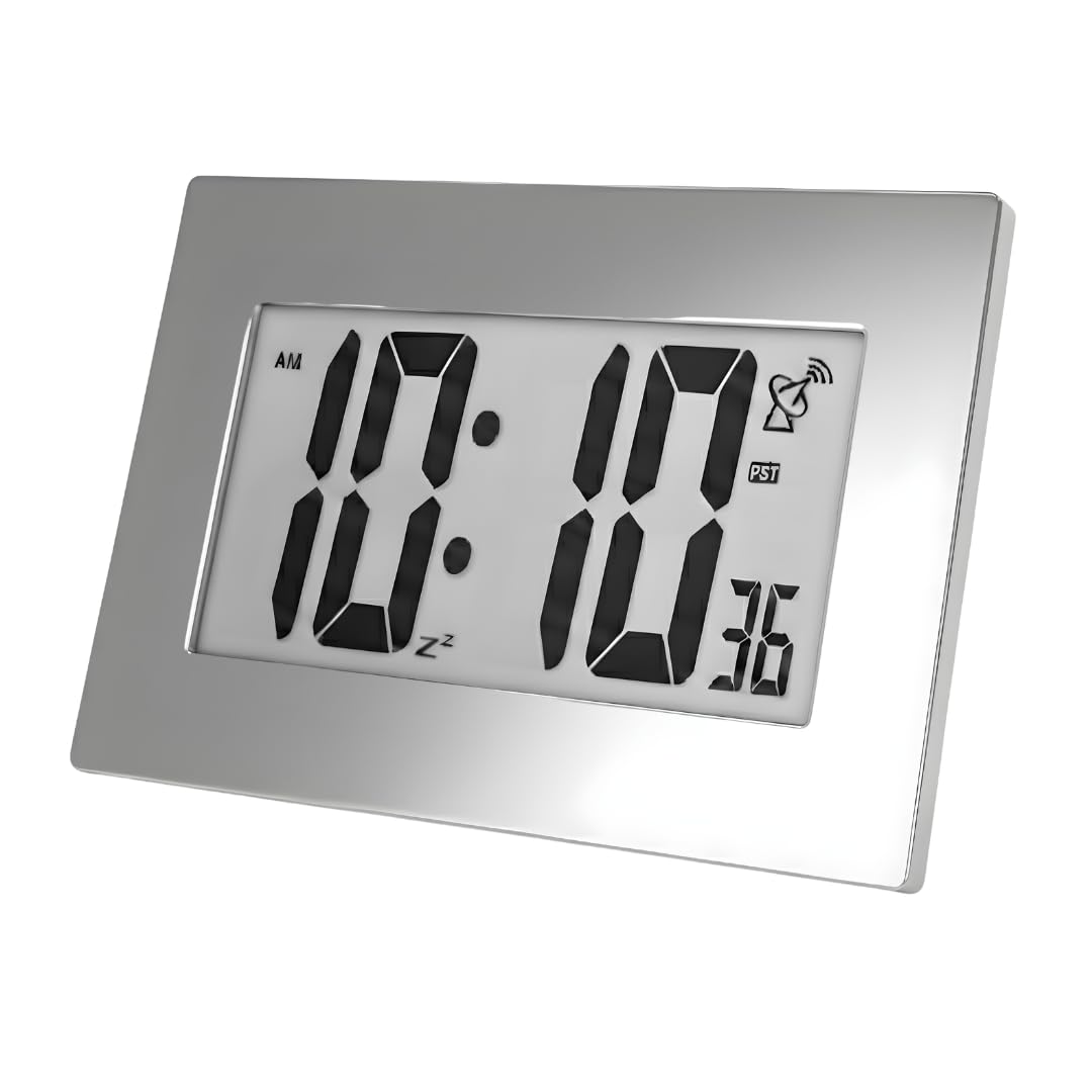 Horloge murale numérique à grand écran LCD et grands nombres lisibles pour la cuisine