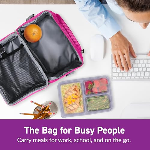 Image of Bentgo Deluxe Insulated Lunch Bag with Adjustable Strap & Outer Pocket