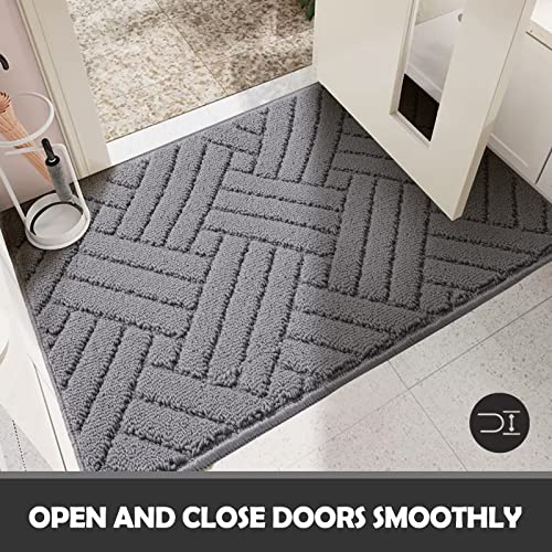 Door Mat Indoor Doormat, Entryway Rug Door Mats Non-Slip Rubber Backing, Low-Profile Entrance Rugs, Absorbent Resist Dirt Doormats Machine Washable Inside Floor Door Mat For Entryway #TOP4