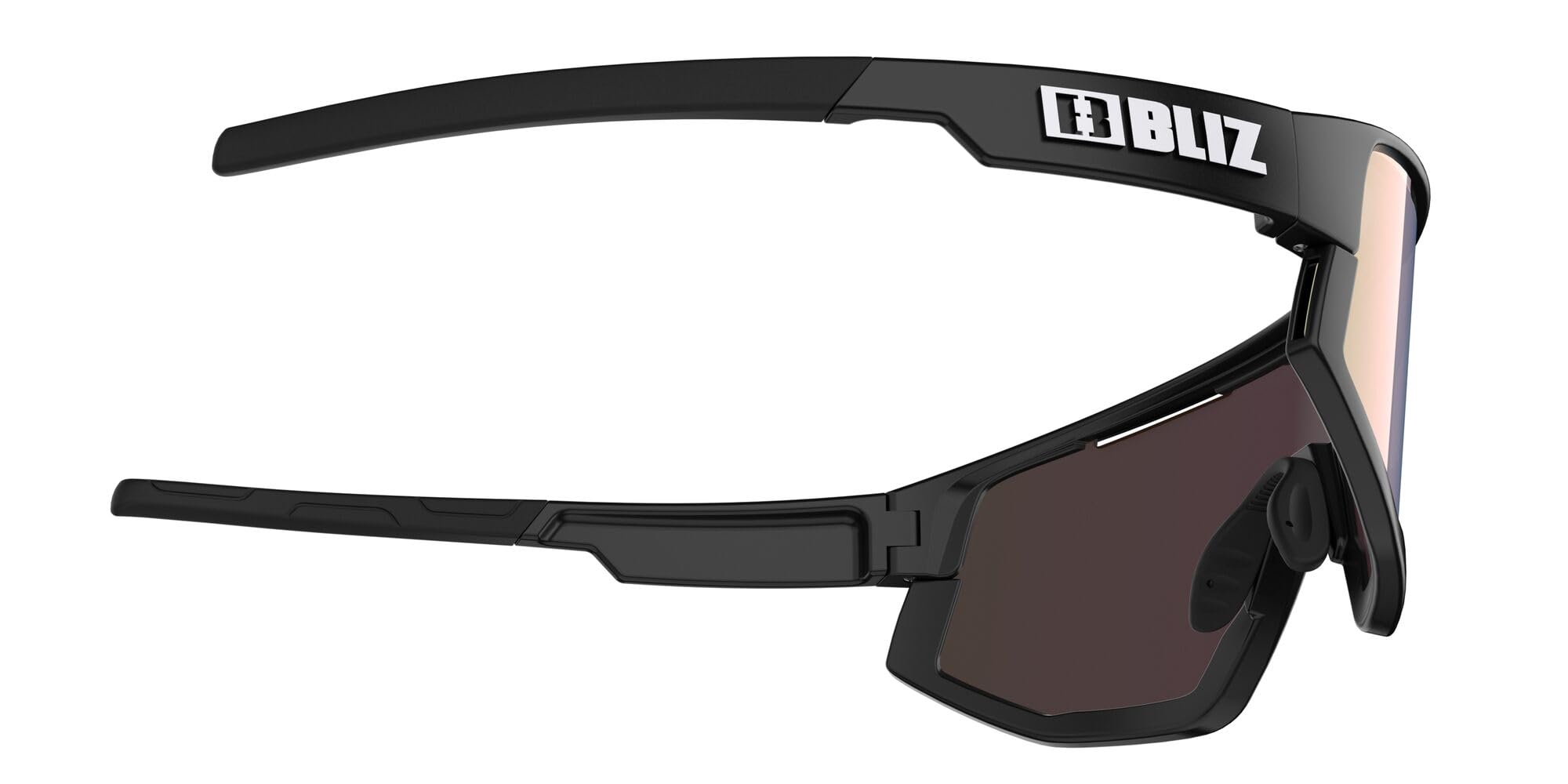Bliz Fusion Small Matt Black/Brown w Rose Multi