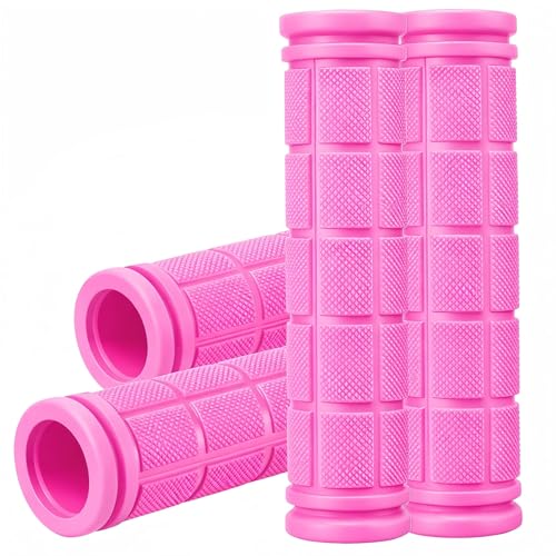 Image of CHUNZEXI 4 PCS Bike Handlebar Grips, Rubber Bicycle Bar Grips Replacement, Non-Slip Handle Grips for Kids Bikes, Scooters, BMX, Mountain & Cruiser Bikes