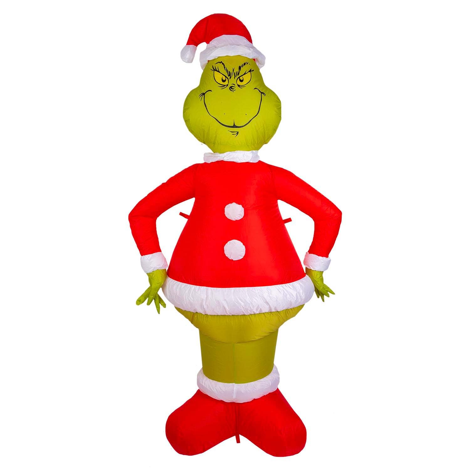 VFM e-Store Grinch Christmas Inflatable - 180 cm x 90 cm - Green