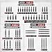 TOMMARS 208-Pc Master Screwdriver Bit Set, 1/4