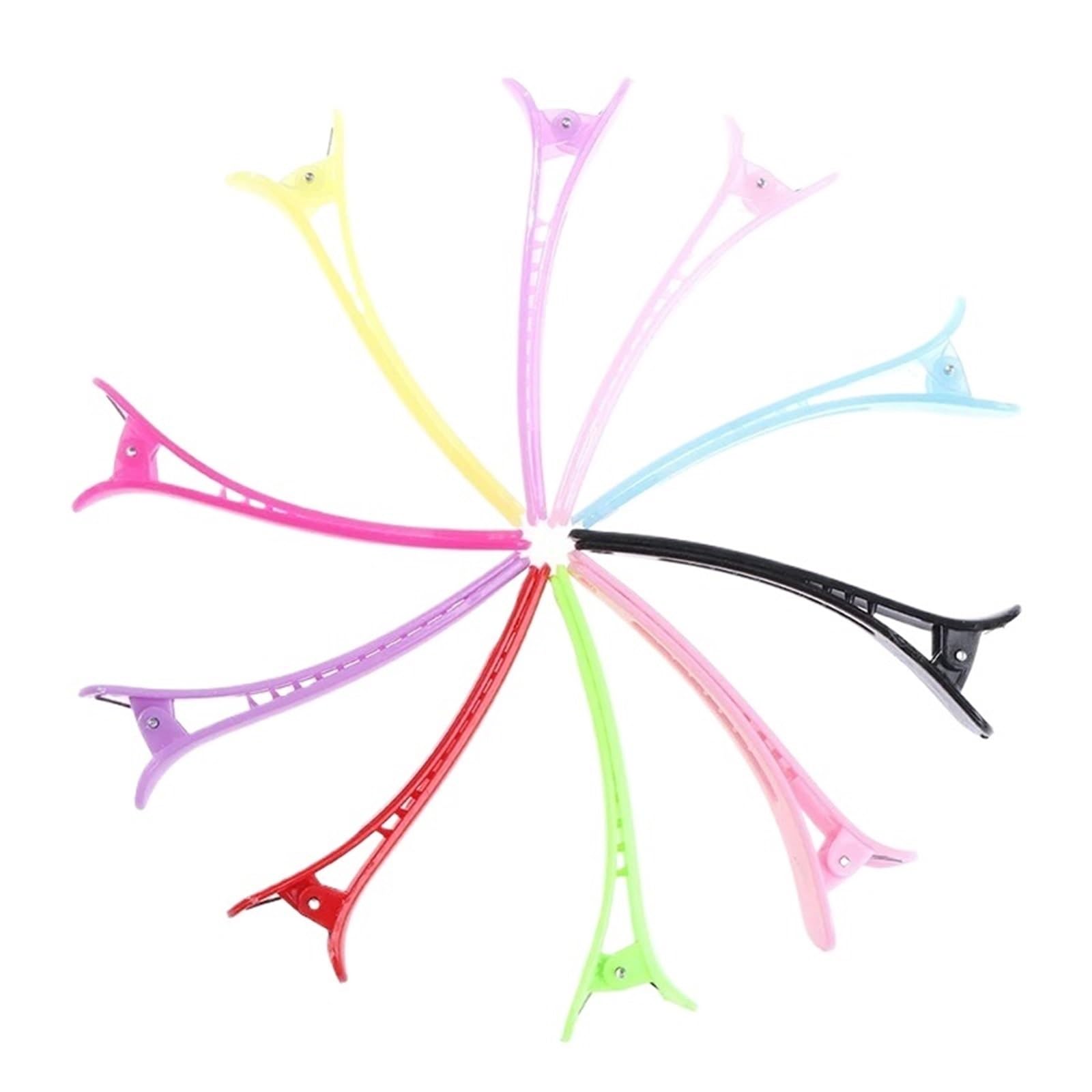 Becchi D'oca Per Capelli Clip for capelli di base da 10 pezzi for sezionare lo styling del salone(Color 2)