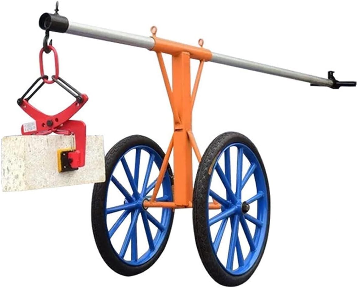 Pinze di Sollevamento Verticali Regolabili per Pietra e Metallo - capacità 600 kg, pinze per impieghi gravosi per lastre di Vetro, Piastre di Acciaio, movimentazione di g