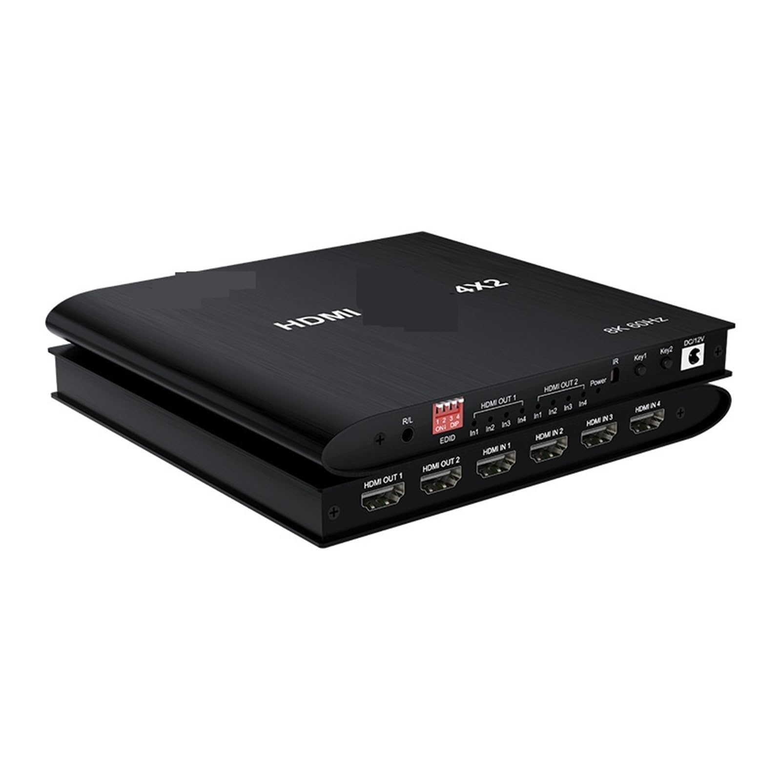 Matrice video 2.1 HDR 8K 60Hz True Matrix 4x2 4K 120Hz 4 In Out Frequenza di aggiornamento elevata