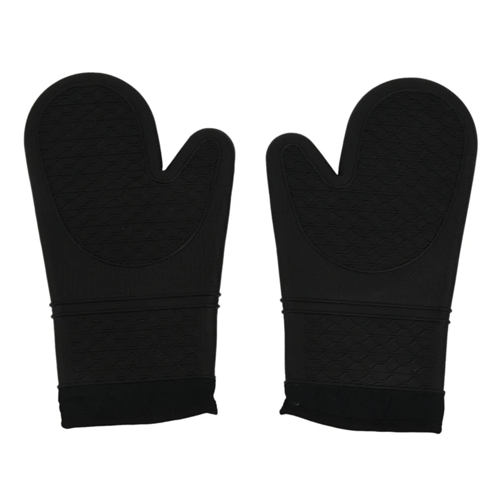 Guantes de Cocina Resistentes los Mitones del Horno silicón, Resistencia térmica Segura Las esteras salvamanteles Contador la para Hornear, Parrilla, Cocina