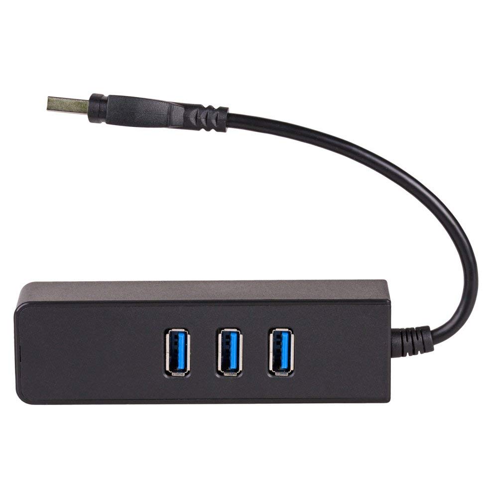AKYGA AK-AD-32 Hub Carte réseau USB mâle vers 3 Ports USB Femelle RJ45 3.0