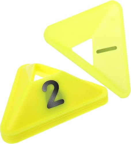 SUPVOX 10 Uds. Equipo de Entrenamiento Conos de Disco de Fútbol Conos de Disco de Entrenamiento de Fútbol para Niños Agilidad Conos de Tráfico Conos