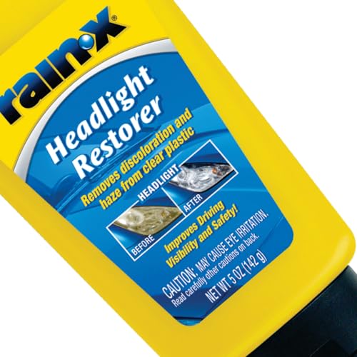 Image of Rain-X Headlight Restorer (148ml) | Car Headlight Cleaner & Polish | Removes Dullness & Yellowing | Restores Clarity for Improved Visibility | Easy-to-Use Headlight Cleaning Solution