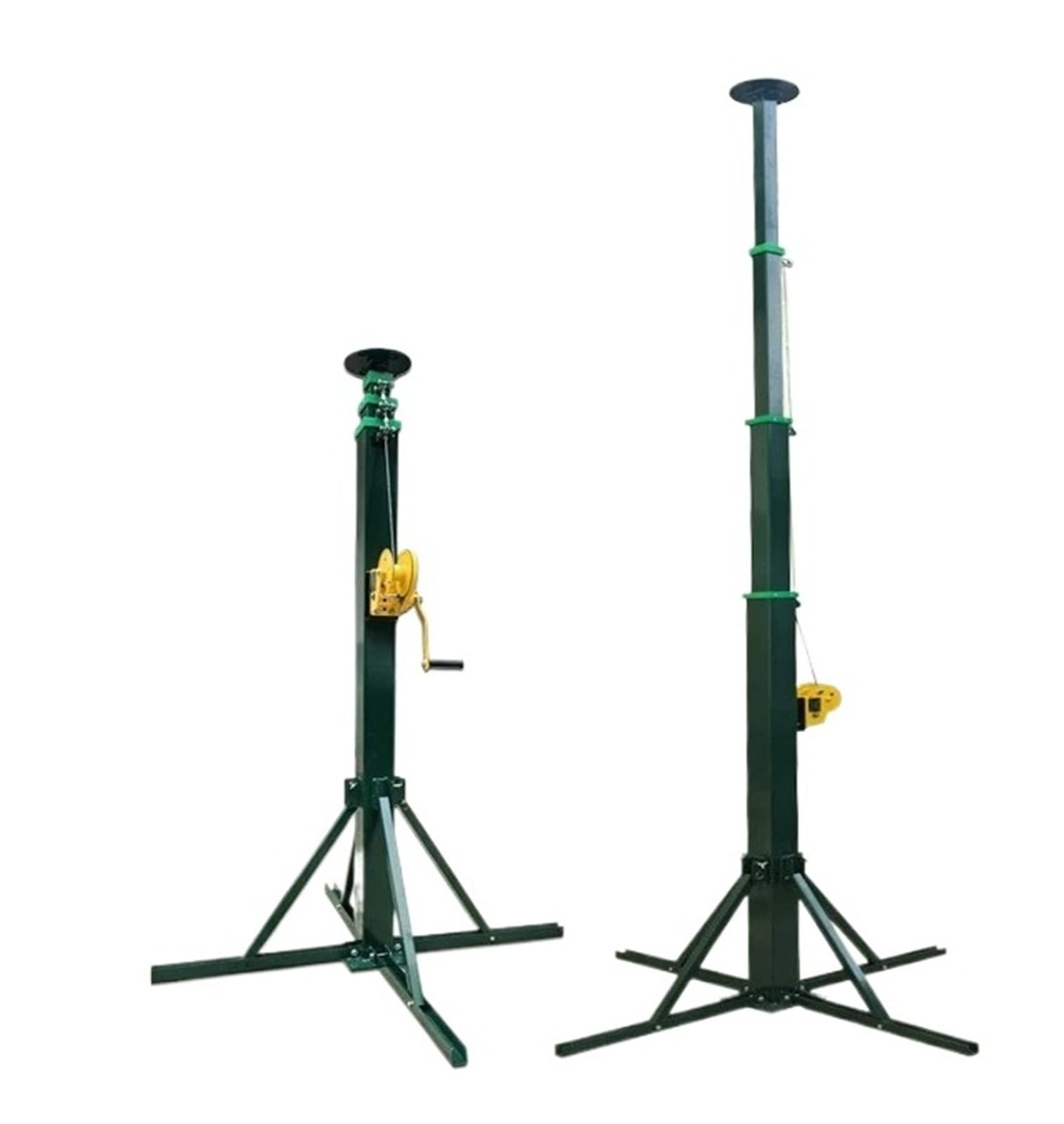 Polo Telescópico Máster De Elevación De Mano | Trípode De Almacenamiento Plegable Torre De Comunicación Cámara De Vigilancia 3 / 5 / 69 Metros(4 meters lifting rod)