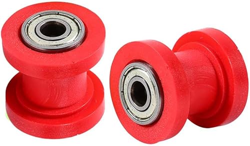 Miniatura 5 de Keenso Rueda guía tensor de rodillo de cadena de 0.315 pulgadas, guía universal de rueda tensor de cadena de polea para motocicleta, Pit Dirt Mini