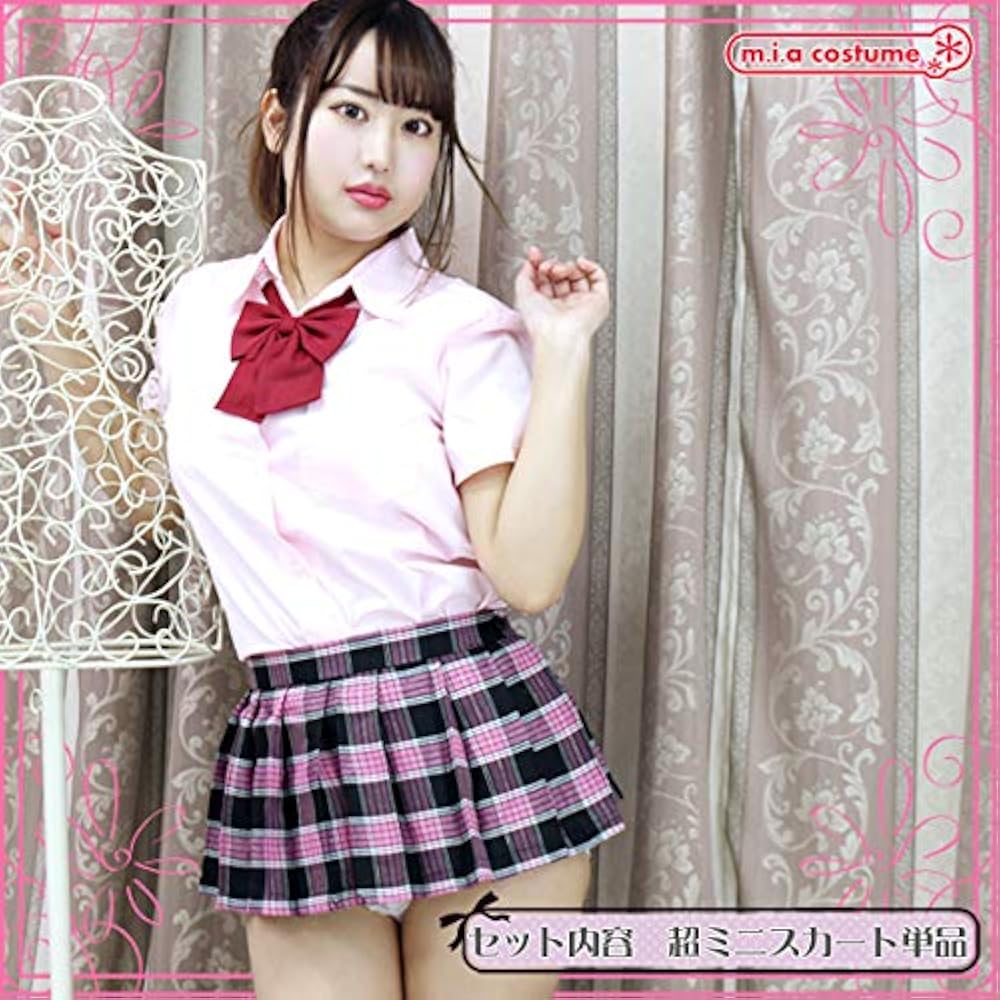 新品■定価　17,600円■送料無料■メルメモ■イチゴ柄スカートminiピンク HOOK】for girls 定番 無地ボックスプリーツミニスカート デニム