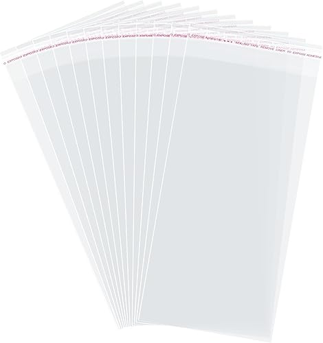 Miniatura 8 de Morepack Bolsas de celofán autosellantes de 4 x 4 pulgadas, bolsas de celofán resellables transparentes y autoadhesivas para embalaje, 200 unidades