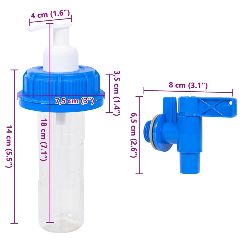 Depósito de agua con grifo y dispensador de jabón, 10 L, plástico transparente, apilable, con asa y cierre, ideal para camping, exterior, fiesta, senderismo, almacenamiento, caja organizadora