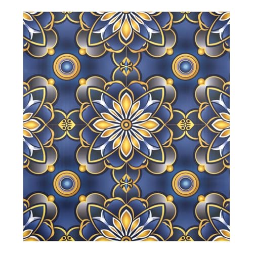 Mandala - Imán decorativo decorativo para lavavajillas, reutilizable, para refrigerador, decoración navideña, cubierta del lavavajillas, 23 x 26 pulgadas