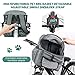 GAESHOW Fahrradtasche für Haustiere, Abnehmbar Hunde Fahrradkorb, Faltbarer Hundekorb Fahrrad Vorne für Camping und Outdoor, Hundetasche mit Waschbar Sitzkissen für Haustiere, Katzen, Hunde