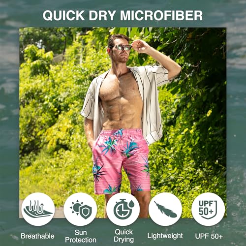 Image of Kanu Surf Men's Big Viper Extended Size Stripe Swim Trunk