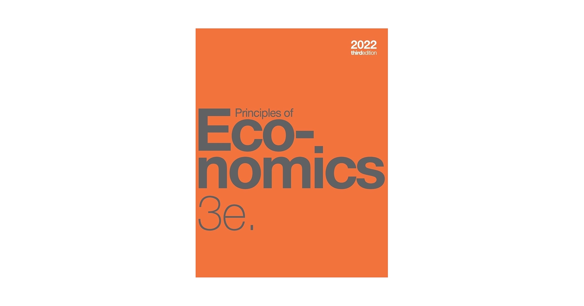 Amazon.com: Principles of Economics 3e (paperback, b&w