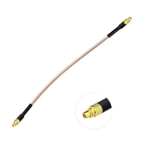 BINGFU MMCX macho a MMCX macho RG178 coaxial cable de puente adaptador convertidor 5.9 pulgadas para PFV RC piezas