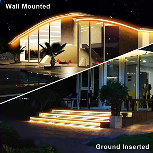 Meikee 10W Low Voltage Led Wall Washer Lights, Dc/Ac 12V 24V Washer Strip Light Bar, 2000K Outdoor Washer Stage Light Bar For Party Building Wedding Landscape Decoration (4Pack) #TOP3