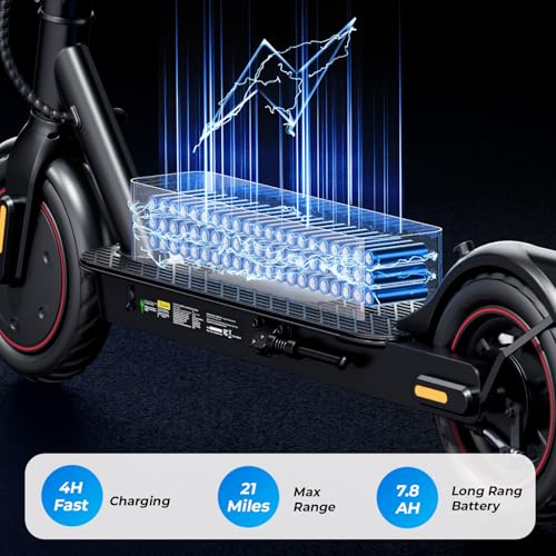 Image of Electric Scooter - Electric Scooter Adults, 1000W /500W Motor, 25 /21 /18 MPH, 10'' /8.5'' Tires, 28 /23 /21 Miles, APP Control, Dual Brake, Long Range Electric Scooter for Gift
