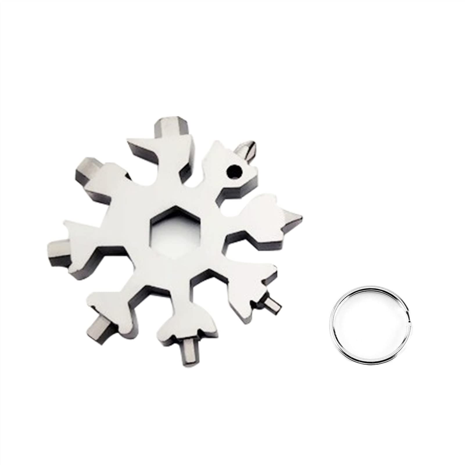 Schneeflocken-Schraubenschlüssel, Schneeflocken-Multitool, Schraubendreherschlüssel(Multicolor)