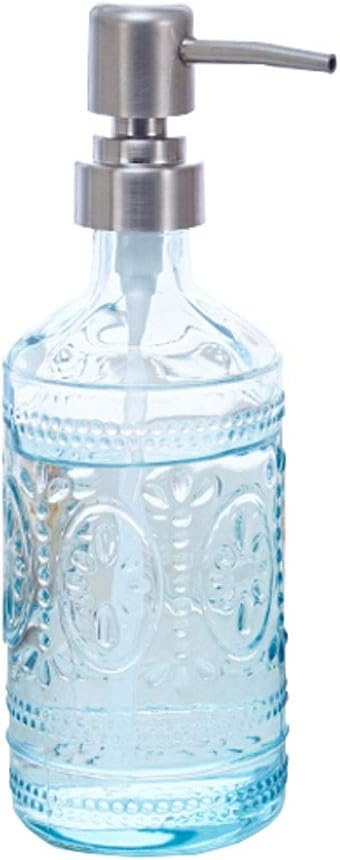 Soap Dispenser Bottles Hotel Household Glass Hand Sanitizer Lotion Bottle Shower Gel Shampoo Moisturizing Box Bathroom Household Soap Dispenser Countertop Lotion-Soap Bottles (A)