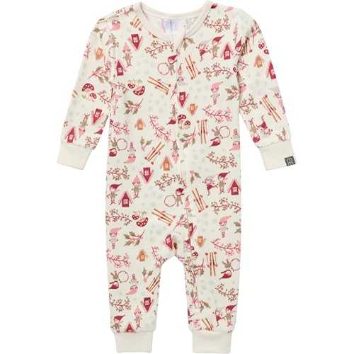 Image of Modern Moments by Gerber unisex-baby Holiday Tight Fitting Very Soft Footless Pajamas