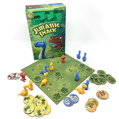 Jurassic Snack juego de mesa para 2 jugadores, 7+ años miniatura 2