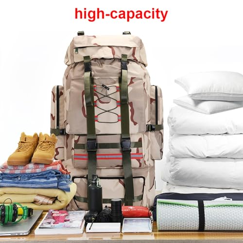 Mochila de senderismo impermeable ligera 130L miniatura 5