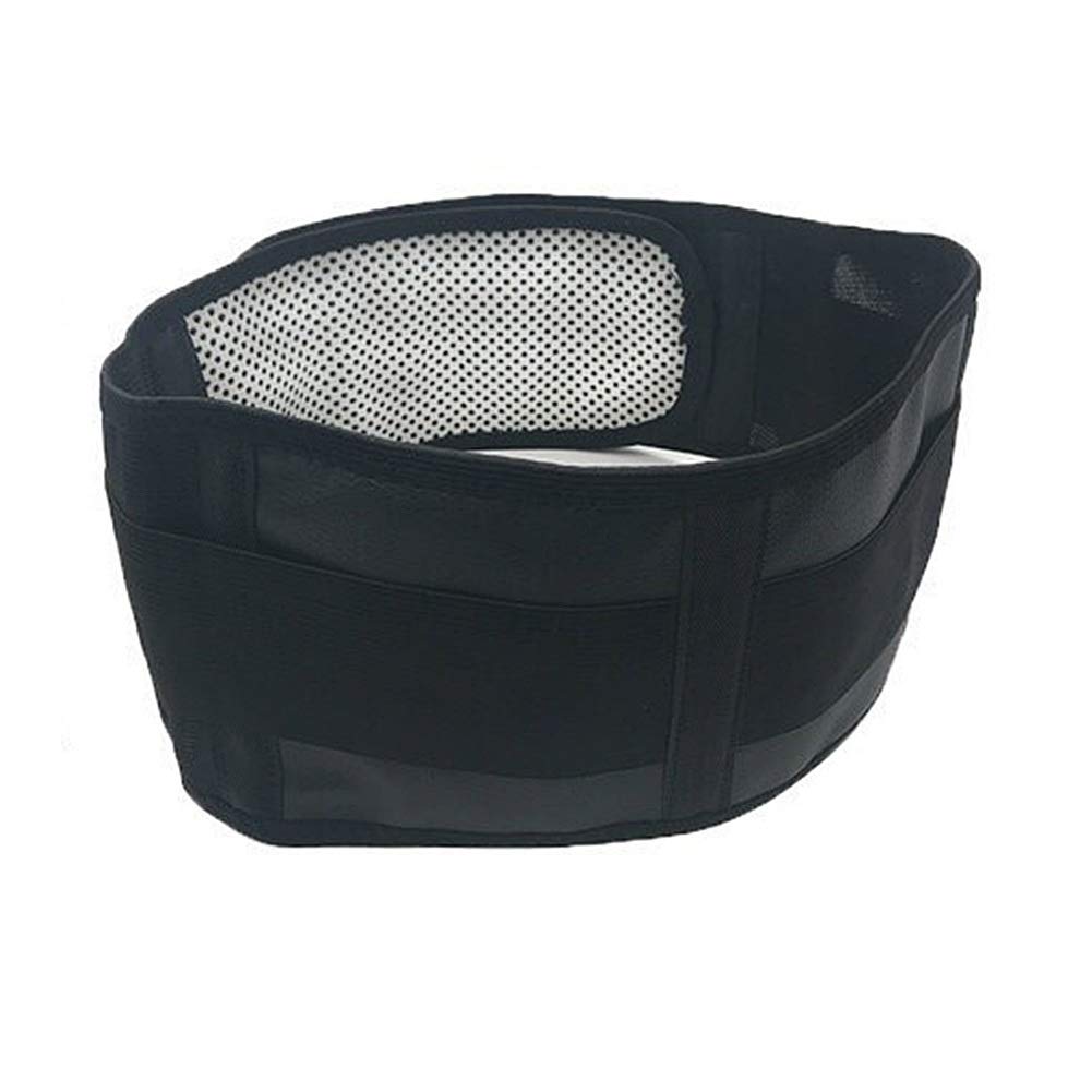 YKMYXZ， Tutore lombare Vita regolabile Tormalina Autoriscaldante Terapia magnetica Cintura di supporto for la vita posteriore Fascia for massaggio lombare uomo donna