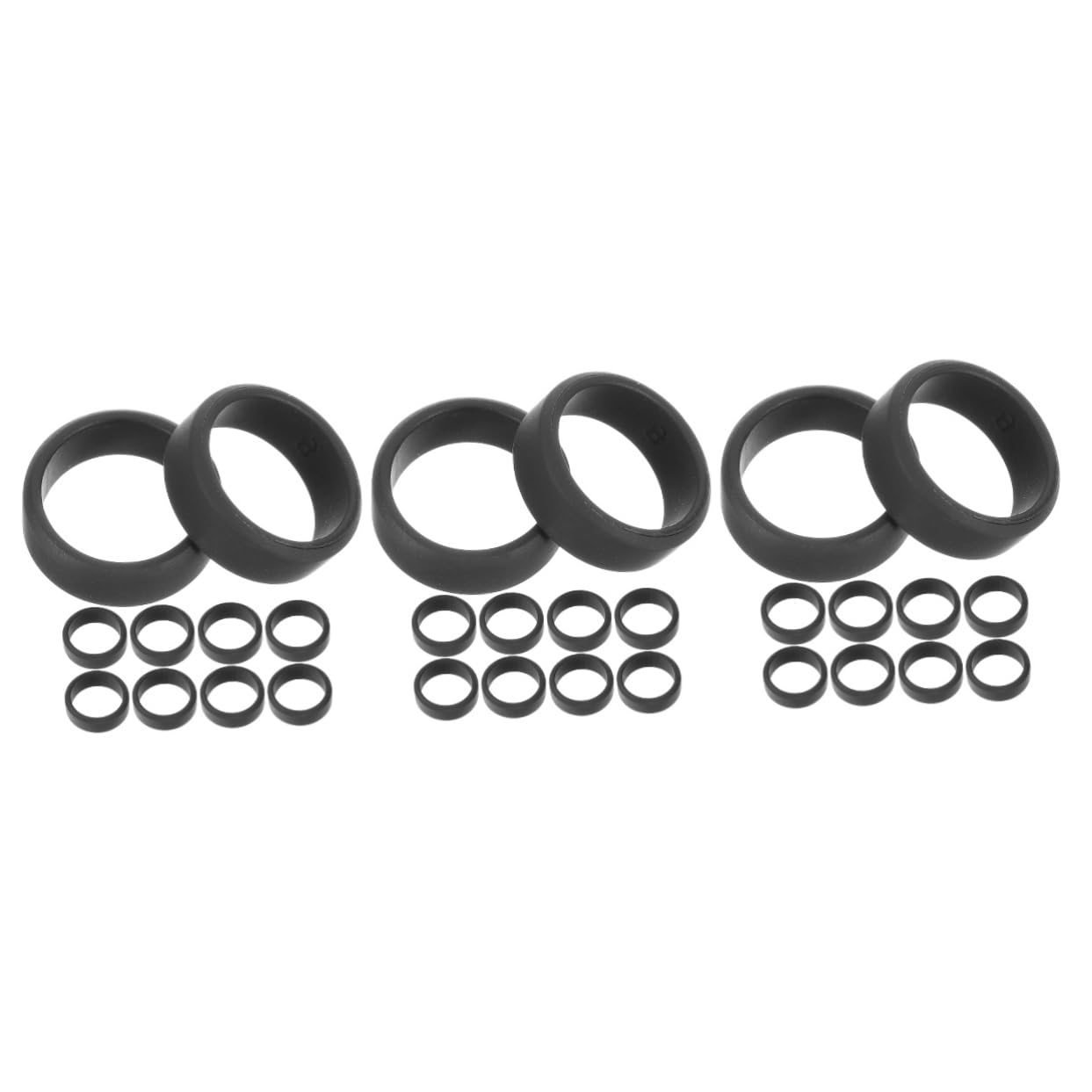 VANZACK Teiliges Elastische Silikonringe Für Männer Flexible Finger Ringe Für Sport Und Atmungsaktiv Und Komfortabel Für Lebensstile