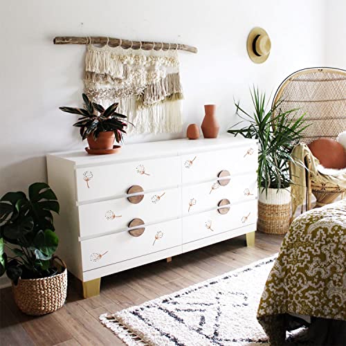 36Pcs Dandelion Boho Art Wall Decals, Peel and Stick Wall Stickers for Living Nursery Room Bedroom Wall Decor - Image 4