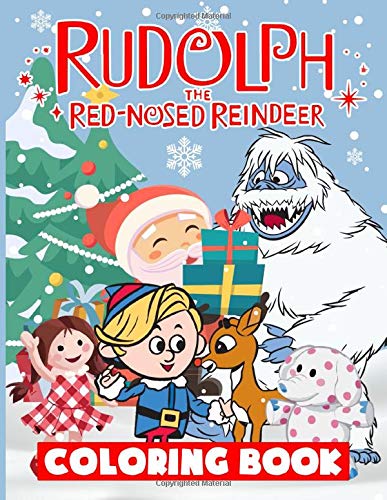 Buy Rudolph The Red Nosed Reindeer Coloring Book: Rudolph The Red Nose ...