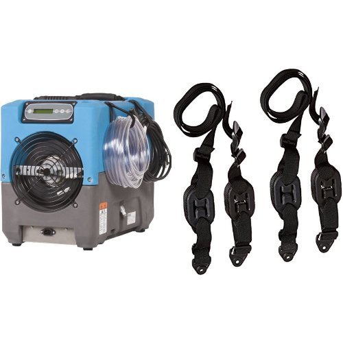 Dri-Eaz F413 Revolution LGR Dehumidifier, 12.5 inches and F526 PHD 200 Compact Dehumidifier Hanging Kit, Black bundle