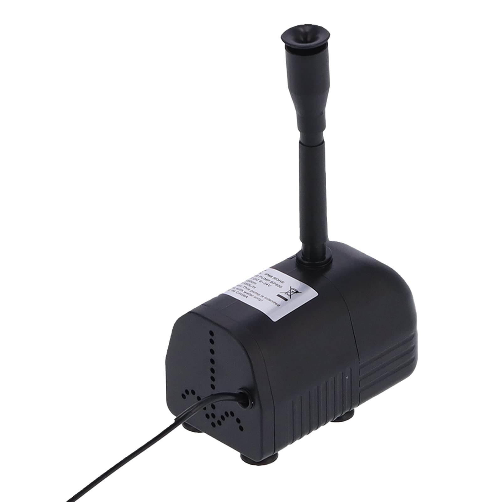 Bomba de agua solar de 17 V/10 W, fuente eficiente y respetuosa con el medio ambiente, sin enchufe, para estanque de peces y acuario, material ABS