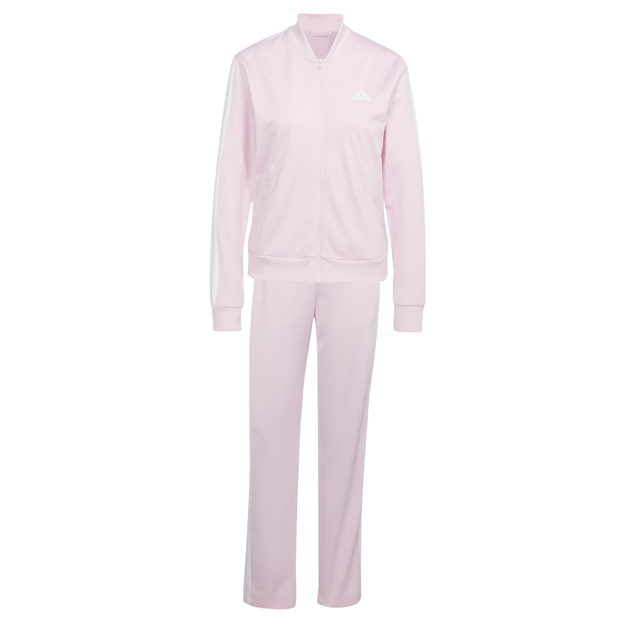 adidas Essentials 3-Stripes Tracksuit, Pink, Size S, Women