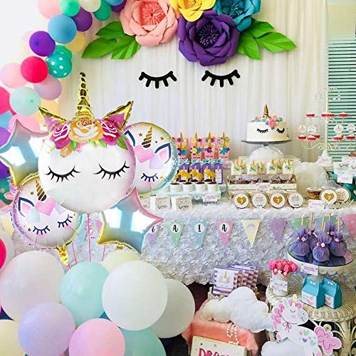 Image of Party Propz Unicorn balloons Combo 5Pcs for unicorn theme party decorations /unicorn theme party supplies