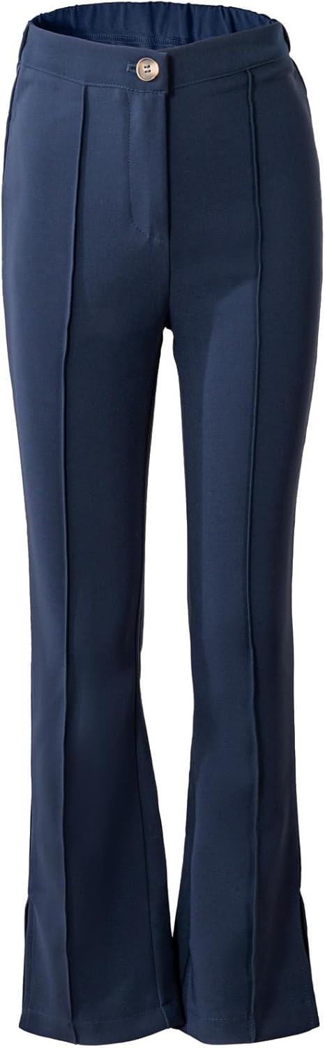 blibean Girls School Uniform Pants Teen Dress Bell Bottom Size 6-15 Years