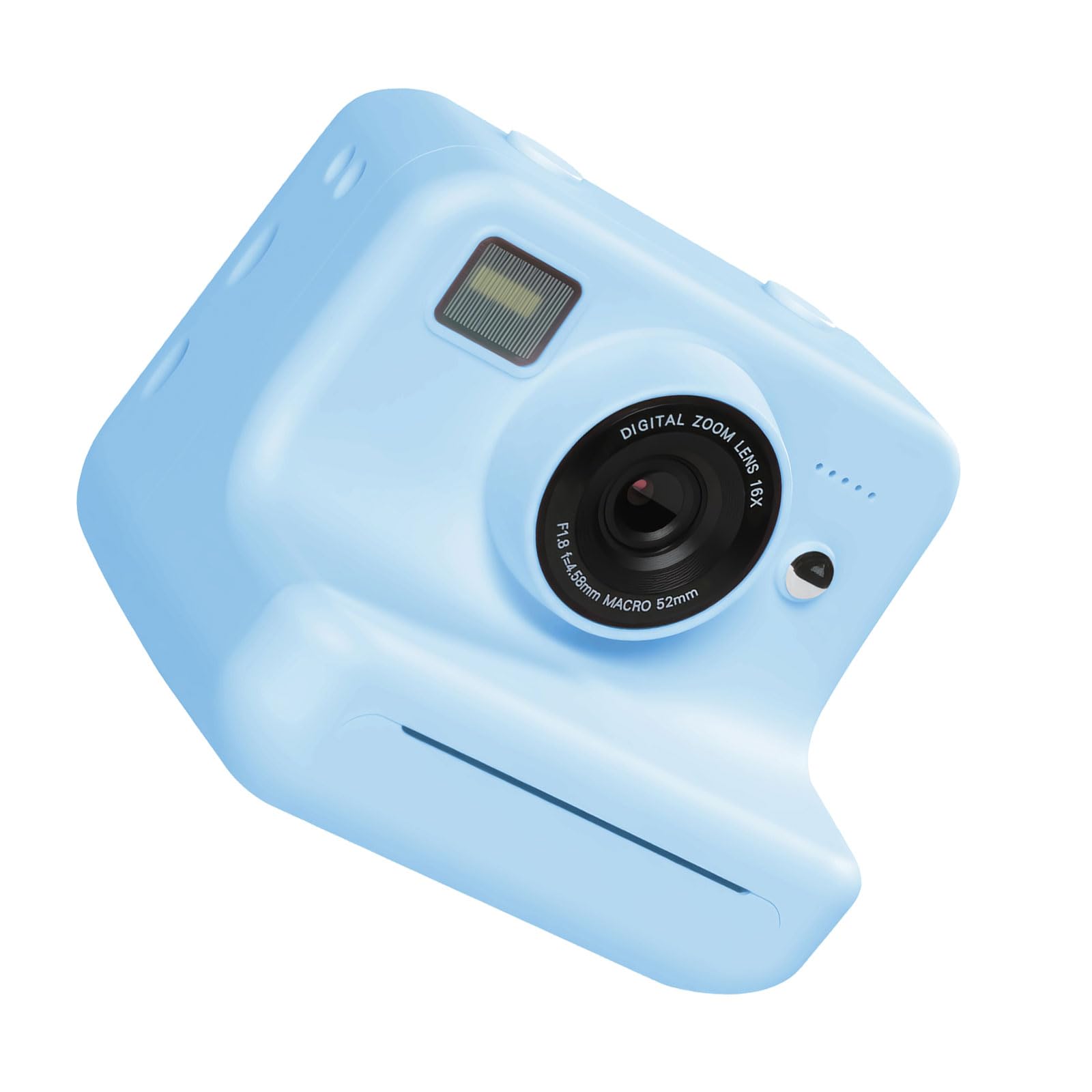 Facile da usare Stampa istantanea fotocamera per bambini include 4 rotoli di carta fotografica Gioco attivo Sviluppo artistico Fotografia Regalo Fotocamera per bambini