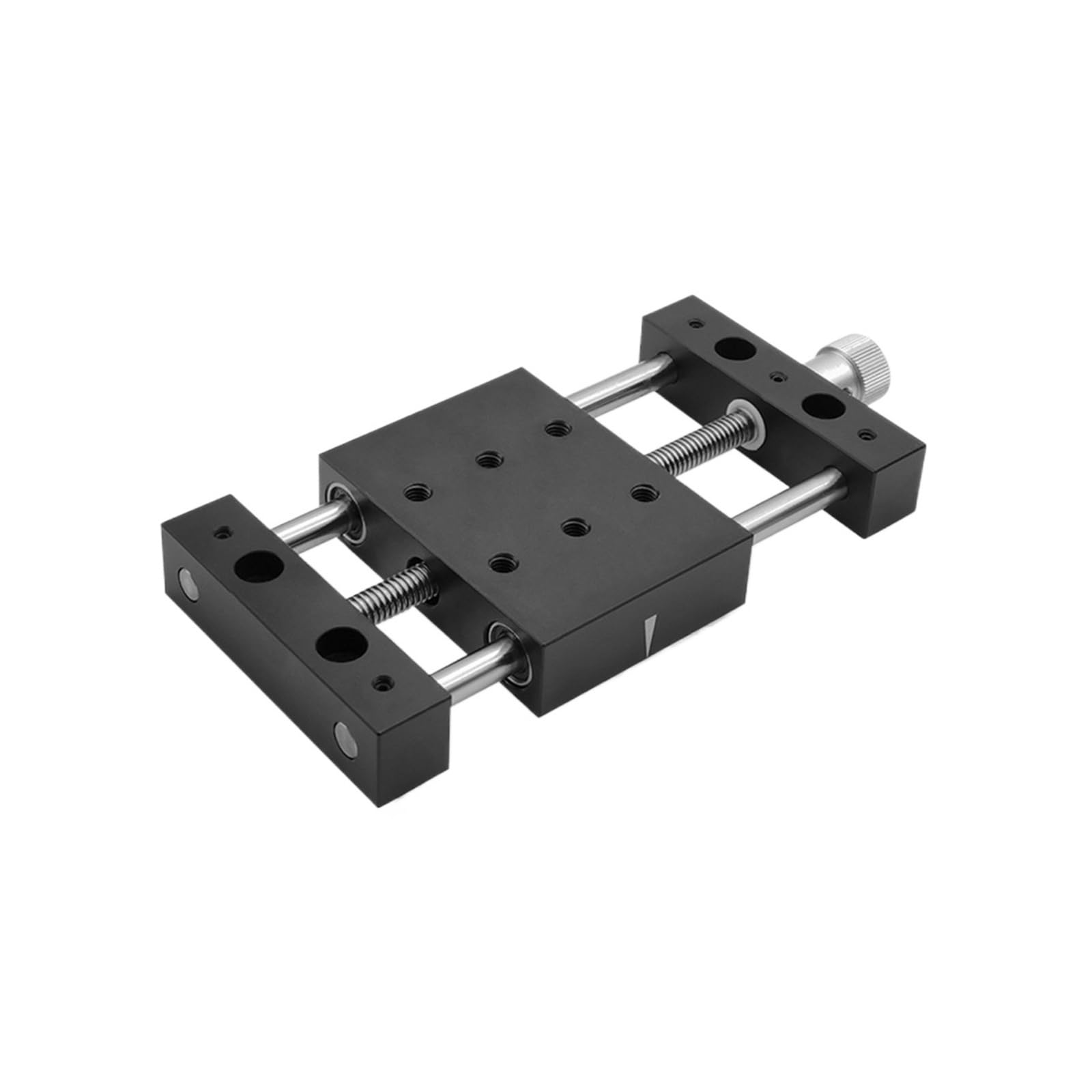 Mesa de alimentación de tornillo en T deslizante de ajuste fino de desplazamiento horizontal de precisión del eje X Plataforma de trabajo de componentes manuales(60 No bottom plate)