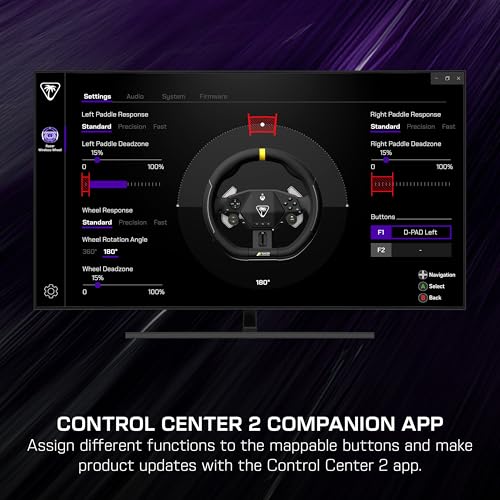 Turtle Beach Racer Système de volant de course sans fil sous licence officielle pour Xbox w/connexion sans fil fiable et jusqu'à 30 h d'autonomie pour Series X et S, Xbox One et PC