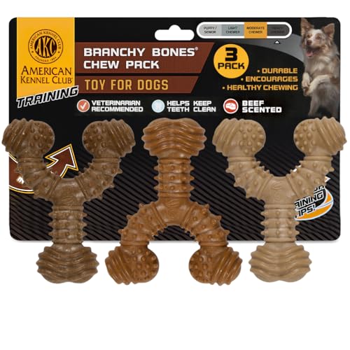 American Kennel Club 3 Pack Training Dog Chew Toy,