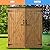 VINGLI Outdoor Wood Storage Shed with Lockable Design, Extra Large Capacity Outside Cabinet Tool Shed with Shelves, Garden Sheds & Outdoor Storage Made with Waterproof roof for Garden, Yard, Lawn