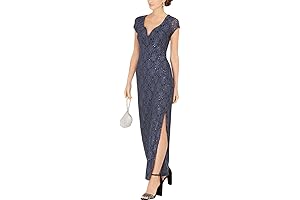 Connected Apparel: Lace Embellished Evening Dress