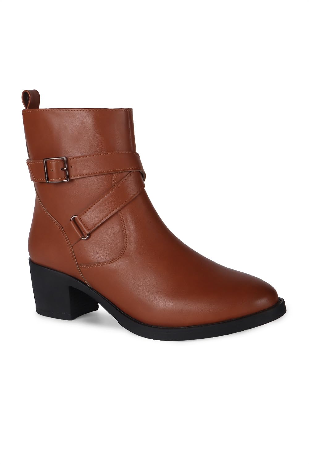allen solly Women's Block Heeled Boots-picture-25