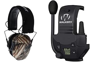 Walkers Razor Slim Low Profile Electronic Earmuffs: Enhance Your Hearing Protection