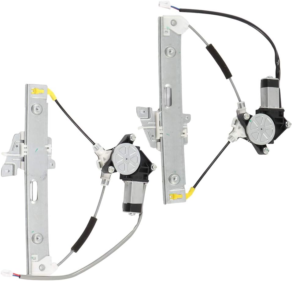 Set Of 2 Power Window Regulator Rear Driver and Passenger Side Fit for Mercury Mariner 2005-2007 ford Escape 2001-2007 with Motor Window Lifter Replaces OE 748-617
