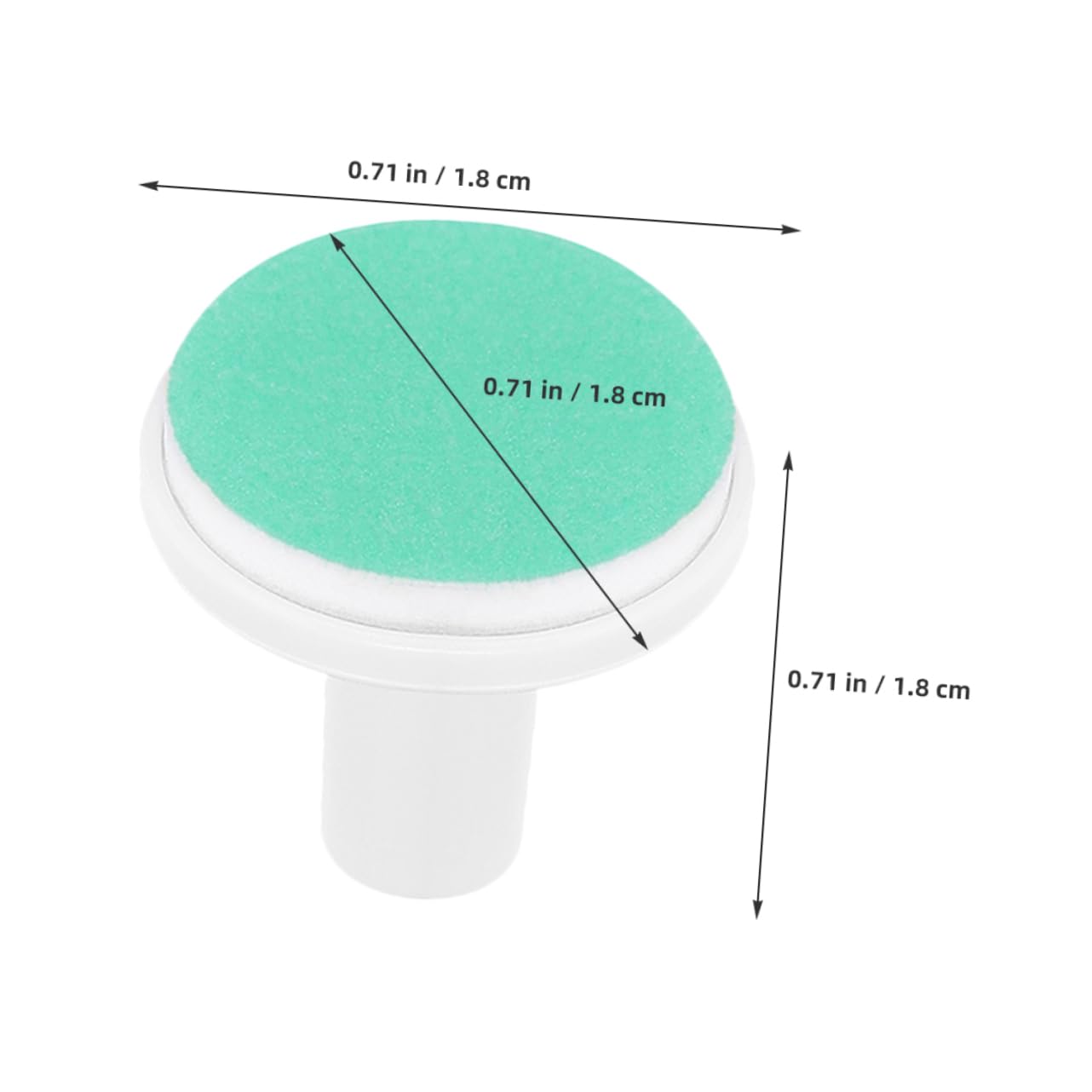 VALICLUD 12 Pcs Electric Nail Trimmer Replacement Pads Gentle Nail Care Sandpaper Heads for Boy Girl and Portable Design for Easy The Go Grooming Safe Comfortable Use